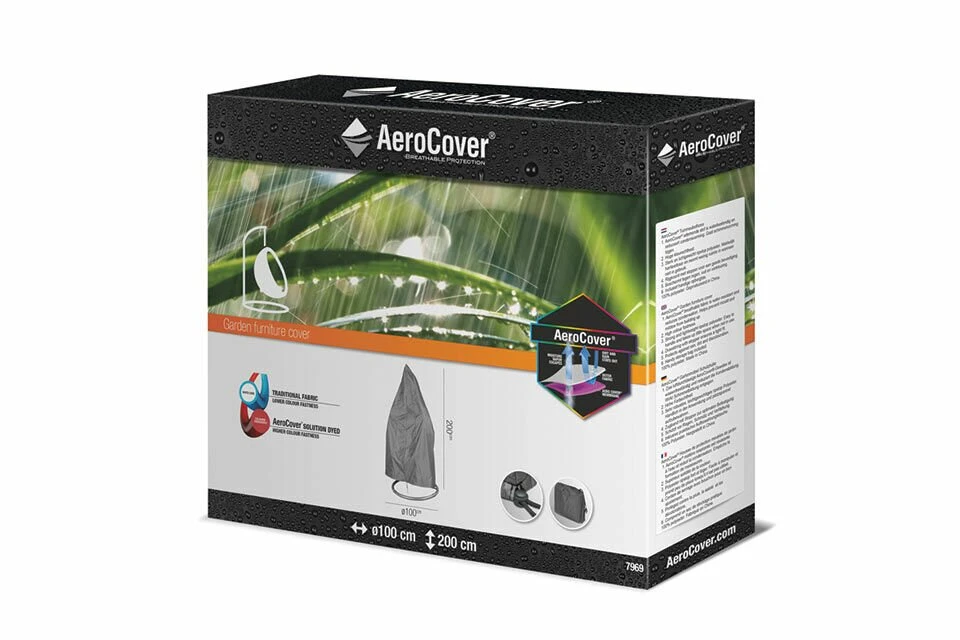 Aerocover Hangstoel Cover Ø100x200 Cm 1 Aerocover Hangstoel Cover Ø100x200 Cm