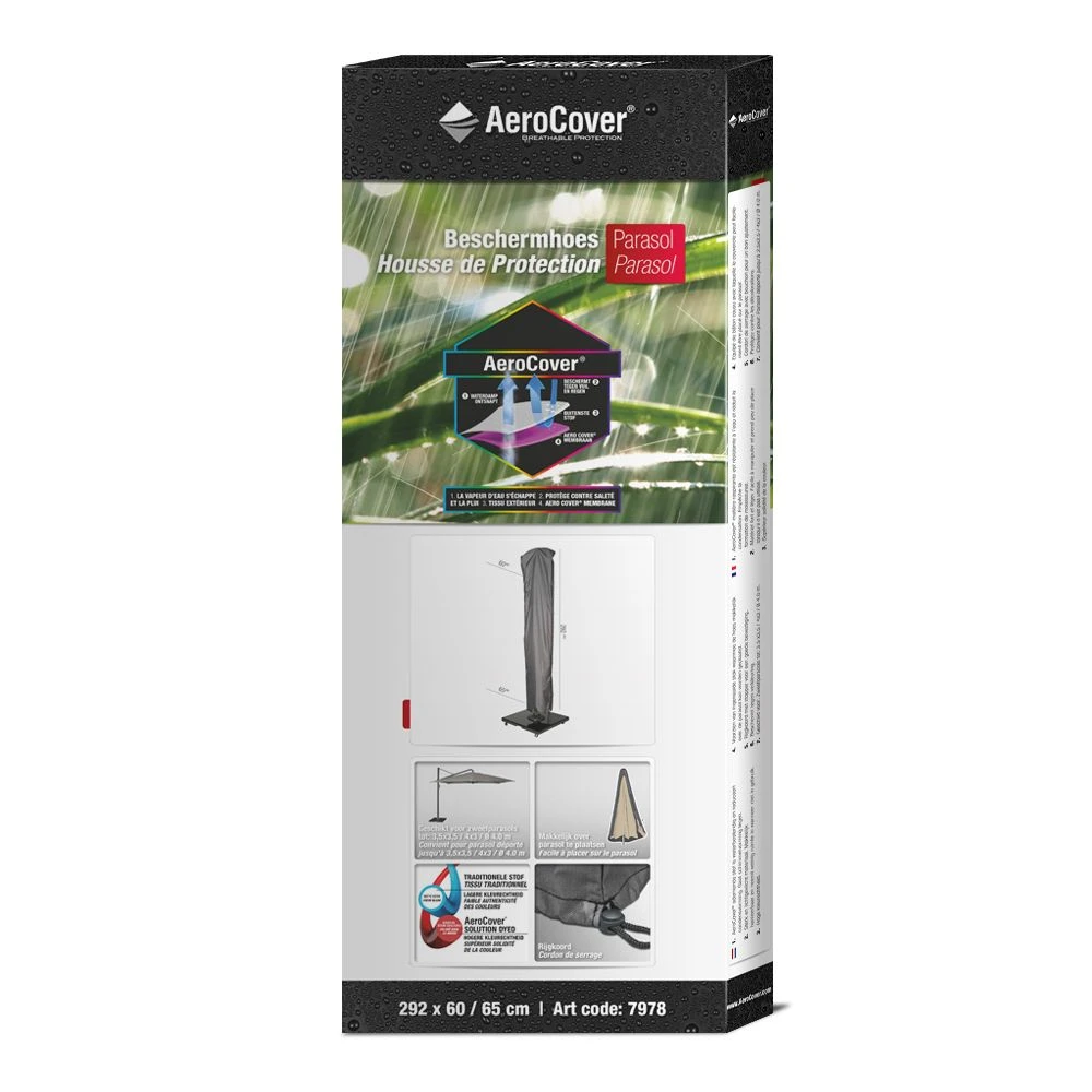 AeroCover Parasolhoes Zweefparasol 292 Cm 1 AeroCover Parasolhoes Zweefparasol 292 Cm