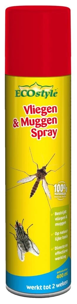 Ecostyle Vliegen & Muggen Spray 400 Ml 1 Ecostyle Vliegen & Muggen Spray 400 Ml