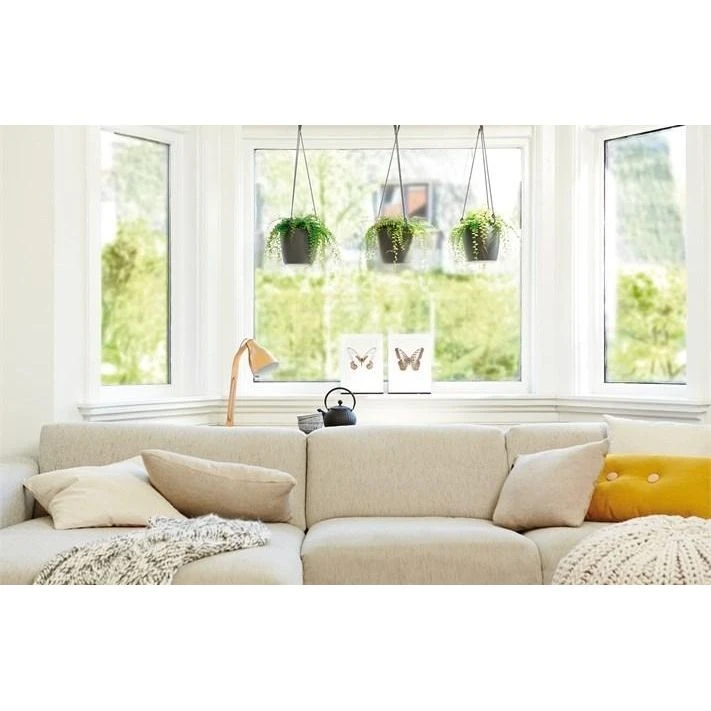 Elho Brussels Hanging Basket Antraciet 2 Elho Brussels Hanging Basket Antraciet - Afbeelding 2