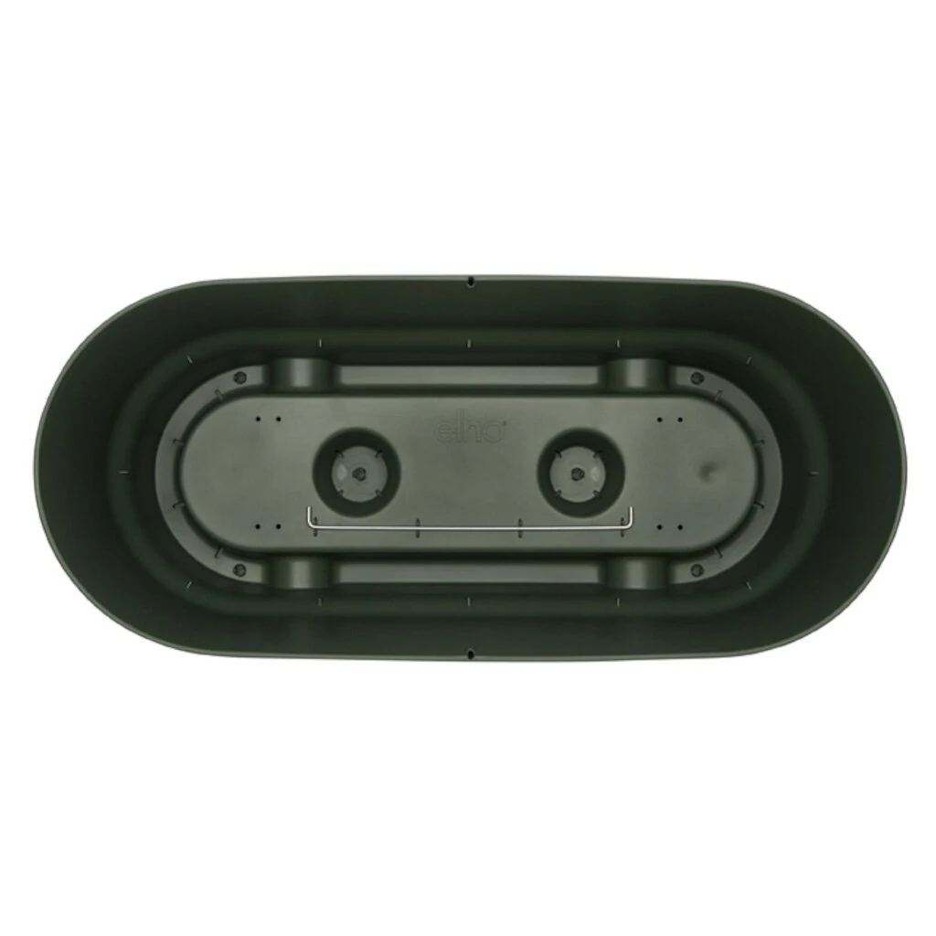 Elho Greenville Terrace Trough 60 Wheels Leaf Green 2 Elho Greenville Terrace Trough 60 Wheels Leaf Green - Afbeelding 2