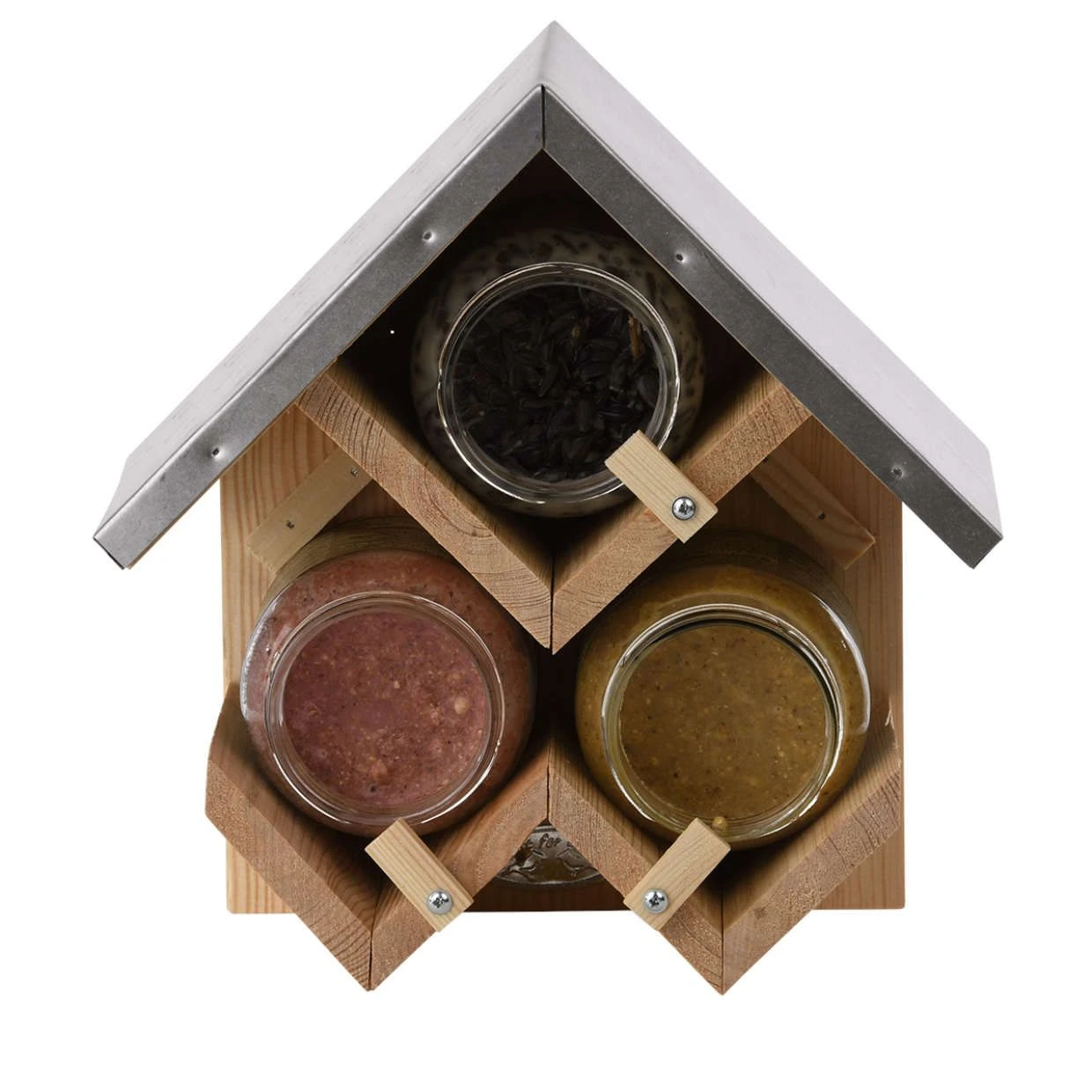 Esschert Design Pindakaashuisje Triple 2 Esschert Design Pindakaashuisje Triple - Afbeelding 2