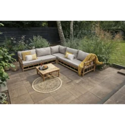 Exotan Bamboo Lounge Hoekset -Goedkope Flora Lief Winkel exotan bamboo lounge hoekset 1613588211 3 l