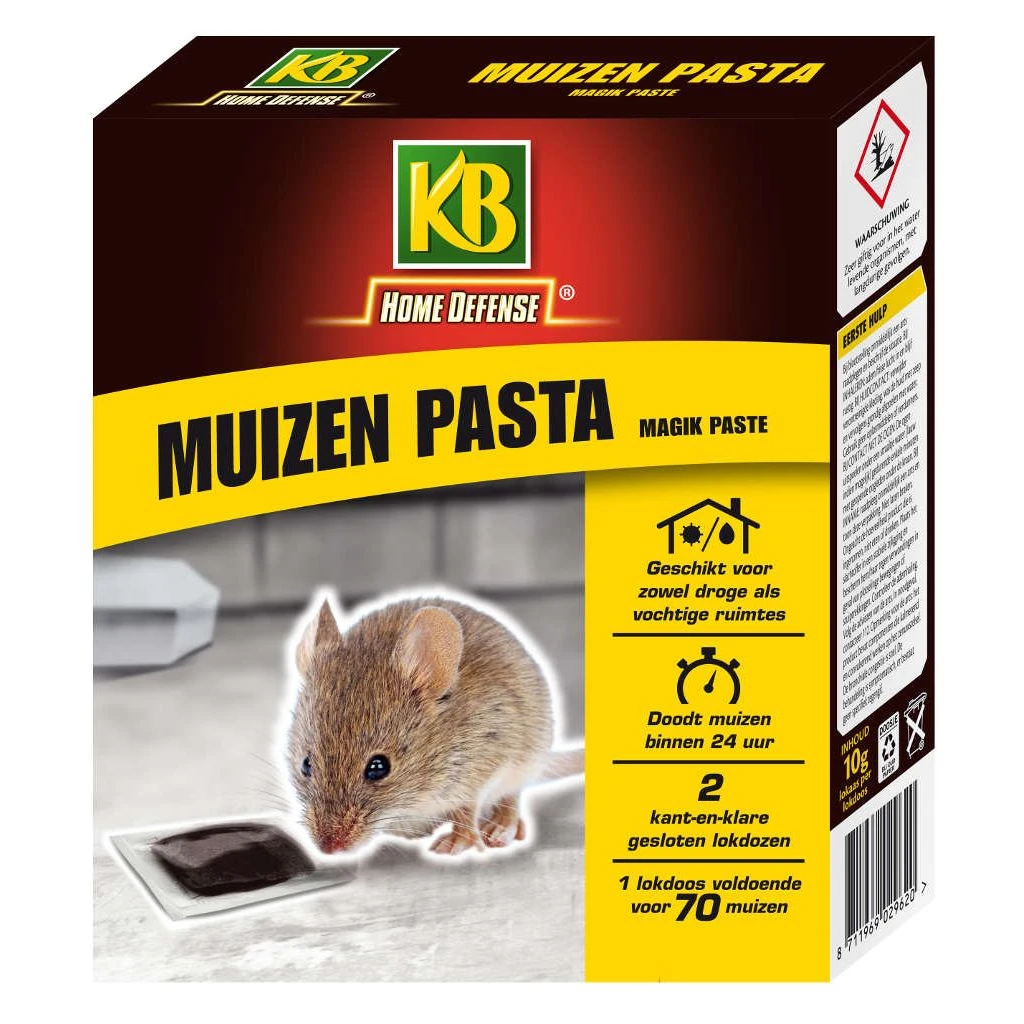KB Muizen Pasta Magik Paste 2 Stuks 1 KB Muizen Pasta Magik Paste 2 Stuks