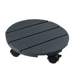 Nature Planttrolley Antraciet 30 Cm Rond