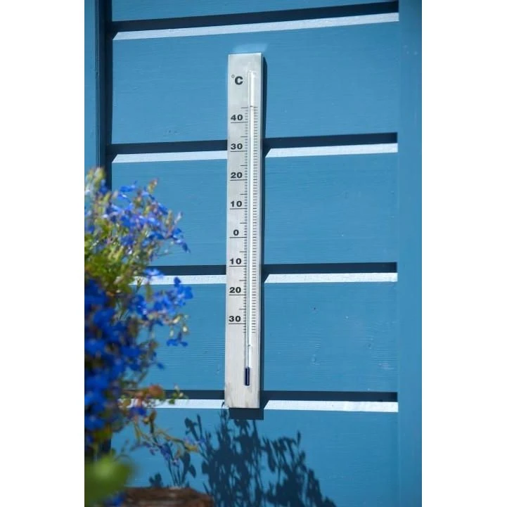 Nature Thermometer Aluminium 2 Nature Thermometer Aluminium - Afbeelding 2