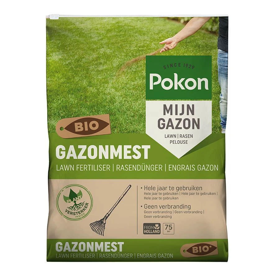 Pokon Bio Gazonmest Voor 75 M2 1 Pokon Bio Gazonmest Voor 75 M2