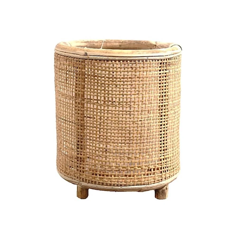 Van Der Leeden Rotan Webbing Bloempot 22 Cm Naturel 1 Van Der Leeden Rotan Webbing Bloempot 22 Cm Naturel