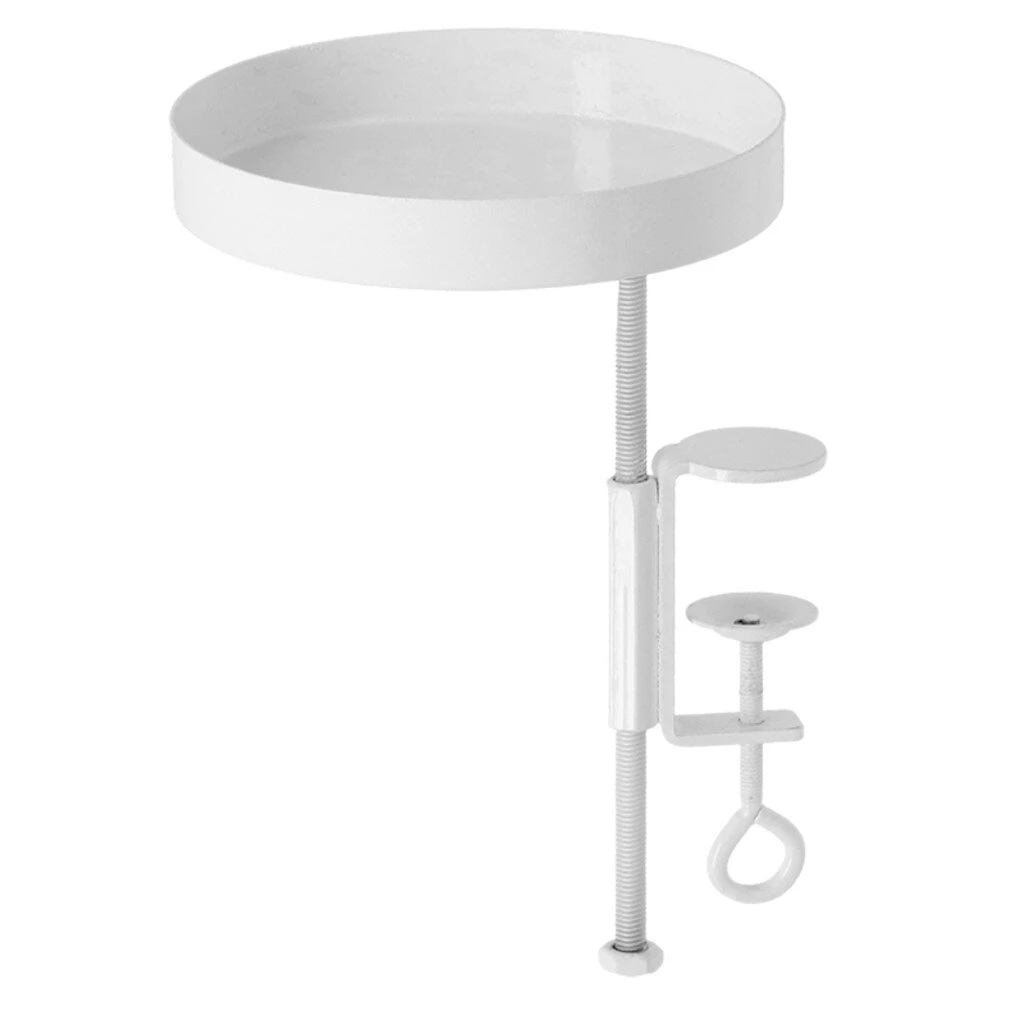 ESSCHERT DESIGN Vensterbankklem Met Plateau Wit S 1 ESSCHERT DESIGN Vensterbankklem Met Plateau Wit S