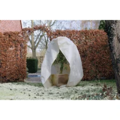 Nature Winterafdekhoes Met Rits H 2 Meter D 1.5 Meter Beige